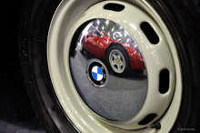 BMW Radkappe mit Ferrari Spiegelung