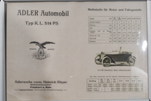 Adler Typ K.L. 5/14 PS (1914)