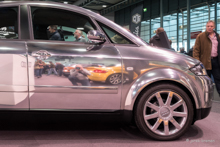 Audi A2 mit polierter Alukarosserie Audi A2 mit polierter Alukarosserie