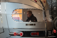 Arbeiten im Airstream-Wohnwagen Arbeiten im Airstream-Wohnwagen