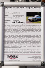 Jaguar E-Type Low Drag - Nachbau by Arnold Jaguar E-Type Low Drag - Nachbau by Arnold