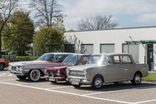 v.li.: Oldsmobile Super 88 4-Door-Sedan (1959) - Fiat 127 (1971�1977) - Fiat 1100R 103P (1966)