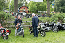 Die kleine Zweiradtruppe