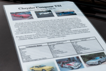 Chrysler Conquest TSI (Mitsubishi Starion ESL-R) (1982-90)