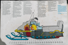Schneemobil mit Lloyd-LS400-Motor Schneemobil mit Lloyd-LS400-Motor